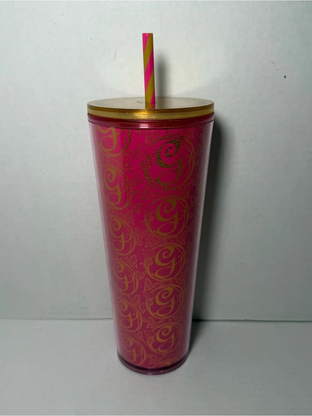 Starbucks Wicked Glinda Pink Cold Cup Tumbler 24 oz